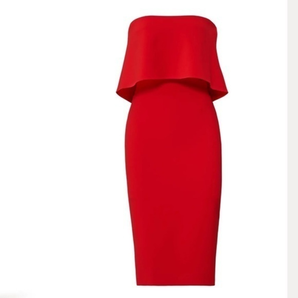 Likely Strapless Red Dress